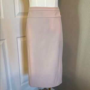 White House Black Market Blush Midi Pencil Skirt